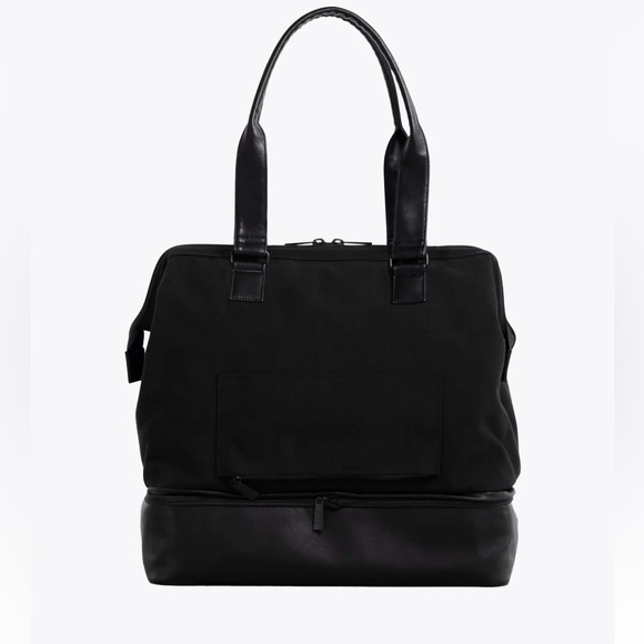 Beis The Convertible Mini Weekender in Black - Picture 2 of 10